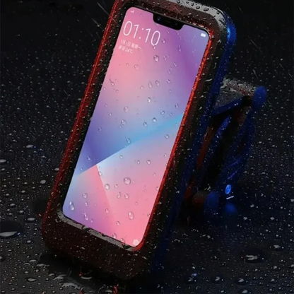 Waterproof Motorcycle Phone Mount with 360° Rotation for Bikes & Scooters – Universal Holder for Smartphones up to 6.7 Inches