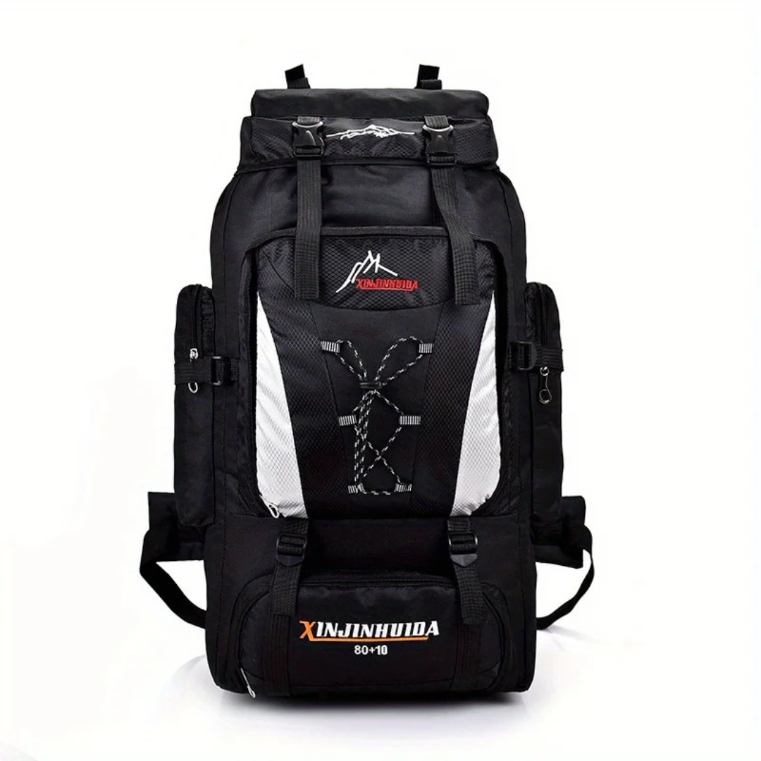 80L Hiking Backpack for Multi-Day Trips – Water-Resistant Trekking Pack with Breathable Support & Quick-Access Pockets for Camping