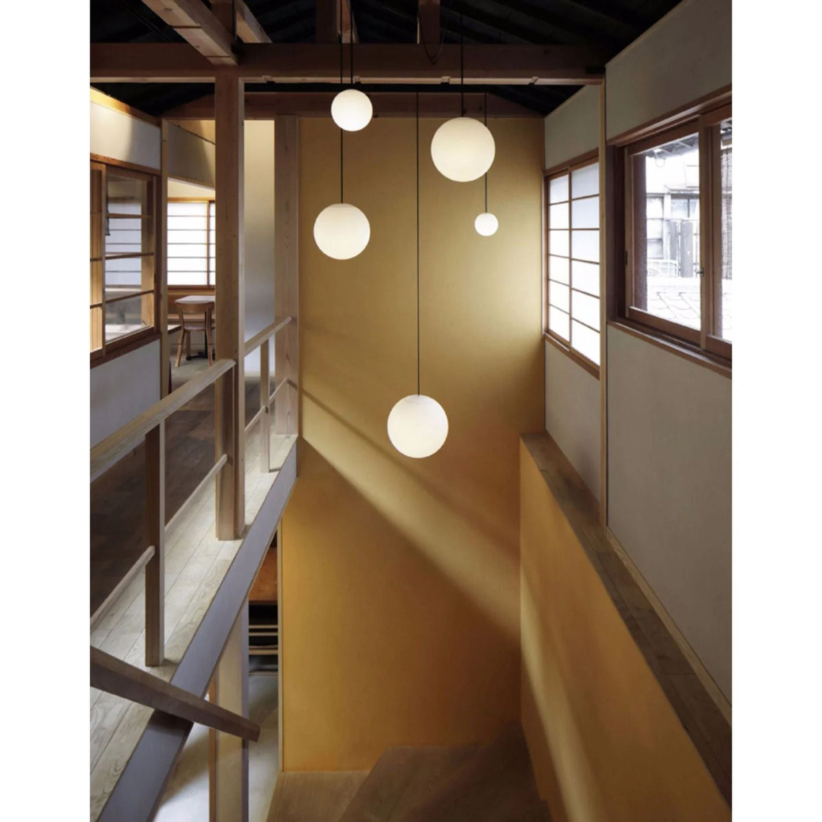 Frosted Globe Ceiling Light Brass Finish for Dining Room Bedroom Hallway Modern Suspended Fixture Soft Diffused Glow LED Compatible