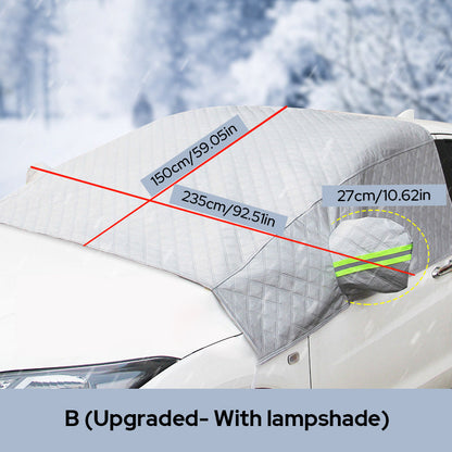 Windshield Snow Cover with Magnetic Hold & Mirror Protection for Cars, SUVs & Trucks – All-Season Frost Shield & Sun Blocker
