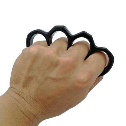 Aluminum Self-Defense Knuckle Ring for Emergency Protection and Personal Safety Training