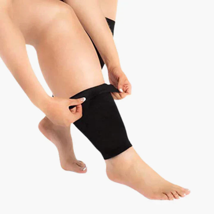 Open-Toe Compression Leg Sleeves for Circulation Support & Swelling Relief, Breathable Graduated Pressure for Varicose Veins, Edema