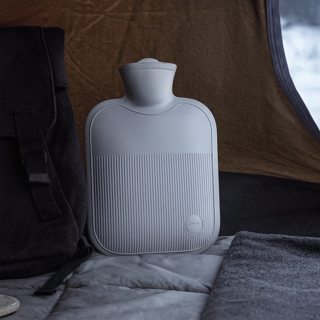 Hot Water Bottle 68 oz Leak-Proof – Soothing Heat for Cold Days, Hands & Feet – PVC Fill Pouch with Soft Touch – Portable Warmth for Bed