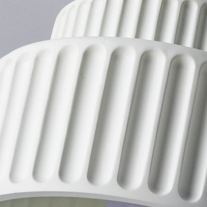 Flush Mount Resin Ceiling Light 10 in White for Low Ceilings Kitchen Hallway Bedroom Dining Room Compact Overhead Fixture E26 Socket