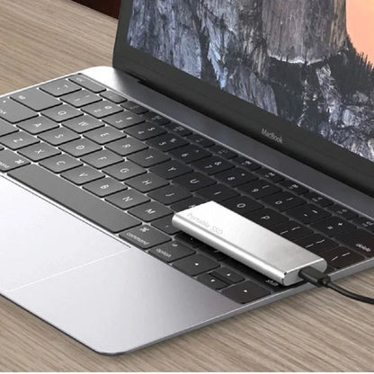 Portable External Solid State Drive 50GB Fast USB 3.0 Type-C SSD Storage Black for Laptop Desktop Smartphone Backup Photos Videos Games