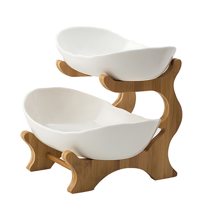 Three-Level Fruit Display Stand for Kitchen Storage Solutions