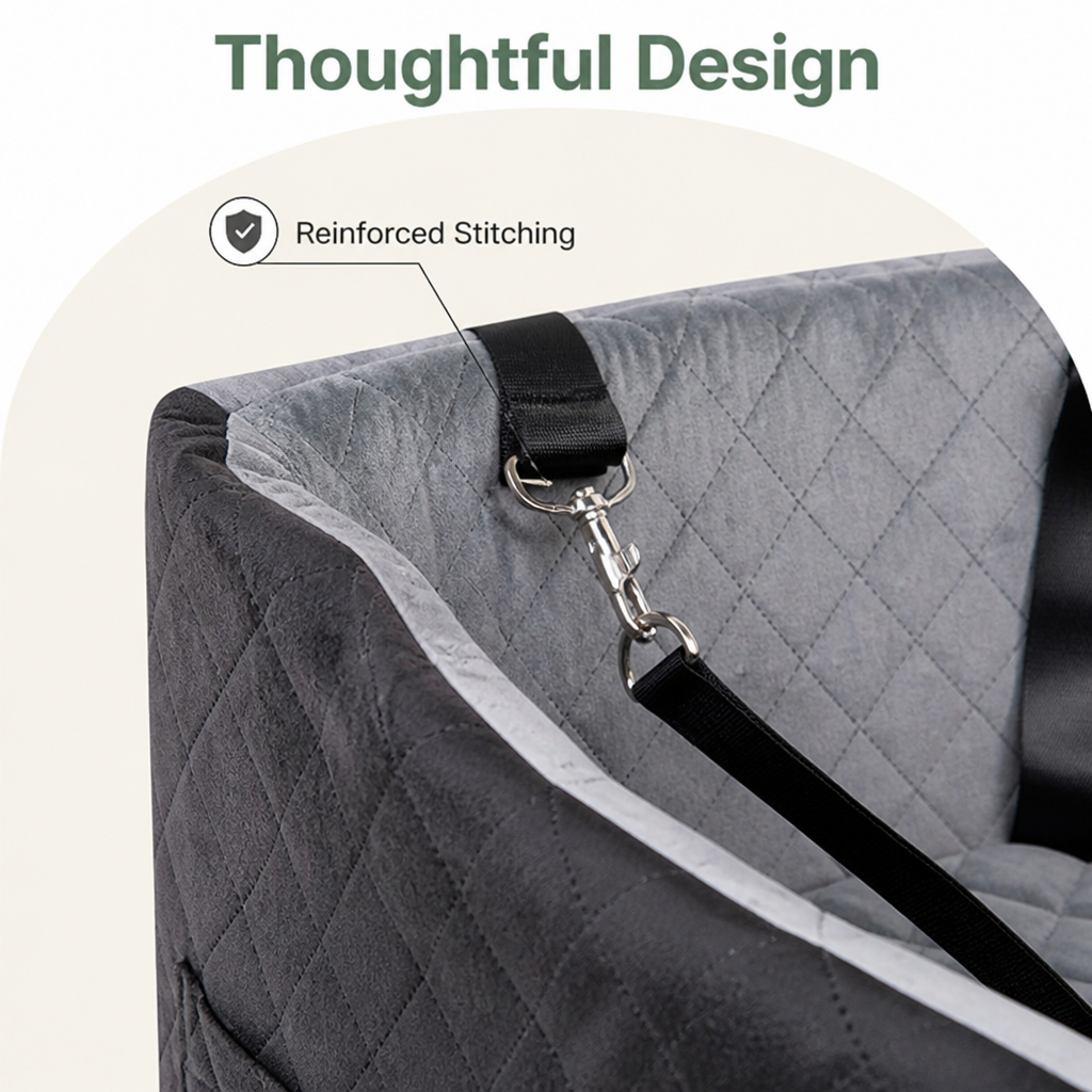 Ortekor Detachable & Washable Safety Belt Car Booster Seat