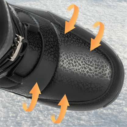 Women's Insulated Waterproof Winter Boots with Plush Lining – Slip-Resistant Platform Ankle Boots for Snow & Ice