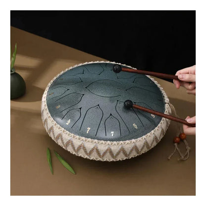Steel Percussion Drum for Yoga Relaxation Mindfulness Practice Breathing Exercises Therapeutic Sound Instrument Handheld Design Home Studio