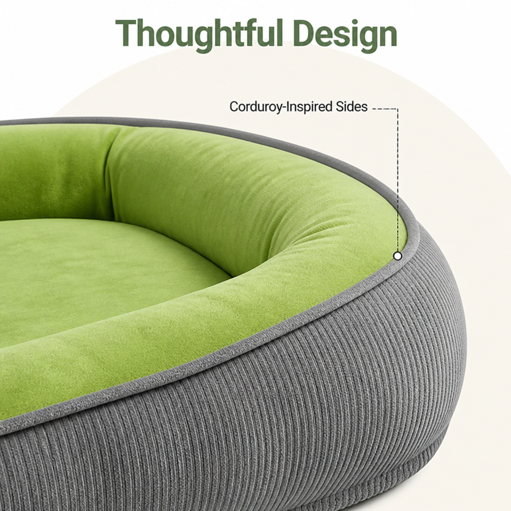 Ortekor All-Season Moisture-Wicking Polyester Dog Bed