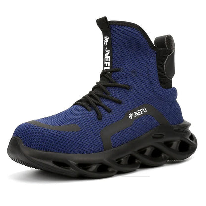 Steel Toe Safety Work Shoes for Men – Kevlar Midsole Protection, Lightweight Comfort for Construction, Warehouse & Industrial Jobs