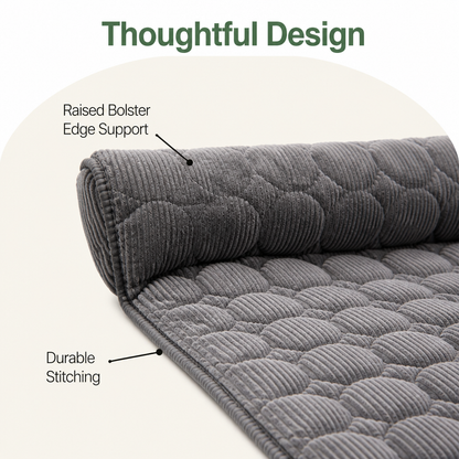 Ortekor Non-Slip & Scratch-Resistant Plush Pet Mat