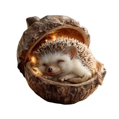 Woodland Animal Night Light for Kids – Acorn-Shaped LED Bedside Lamp with Fox, Owl, Rabbit Designs for Nursery Decor
