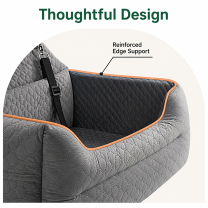 Ortekor Memory Foam & Washable Cover Car Booster Seat