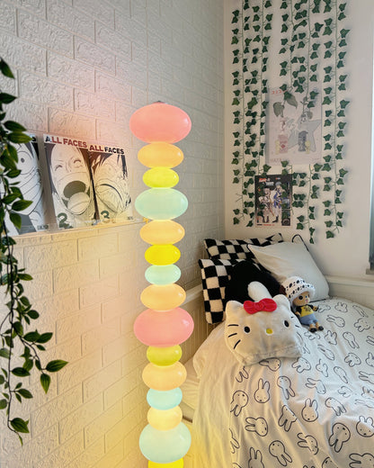 Translucent Acrylic Tower Light 63 Inches Tall Modern Statement Piece for Bedrooms Lounges Hallways Offices