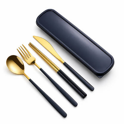 Eco-Friendly Stainless Steel Portable Cutlery Set