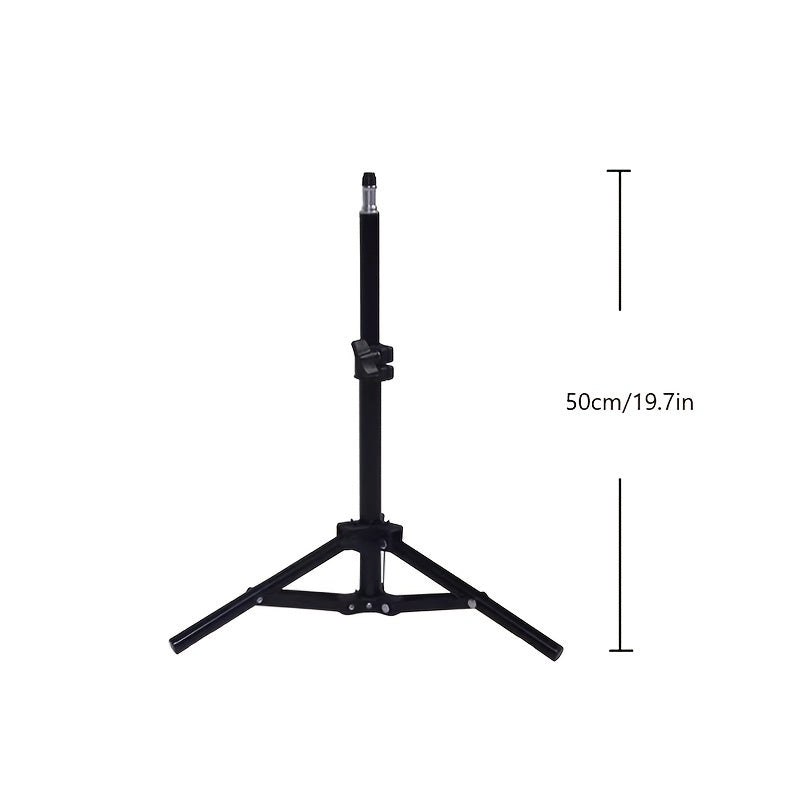 10-Inch Dimmable Ring Light with 22-Inch Tripod Stand and Phone Mount for Selfies, Video Recording, Streaming, Content Creation, Beauty