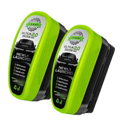 Windshield Oil Film Remover Brush with Hydrophobic Coating for Cars – Cleans Glass, Mirrors & Windows Fast