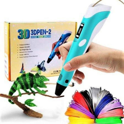 3D Drawing Pen for Kids & Adults – Handheld Art Tool with 164 ft Filament & USB Power