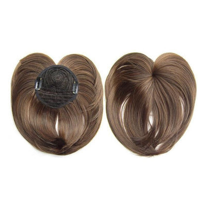 Human Hair Crown Topper Clip-In Hairpiece for Thinning Hair and Hair Loss Coverage Women's