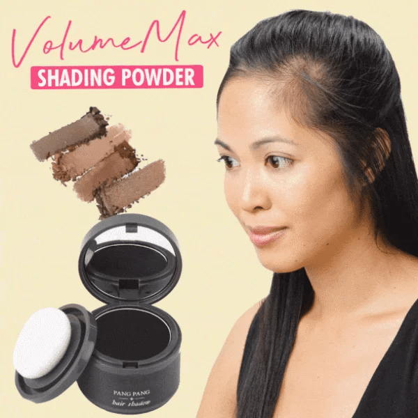 Root Touch-Up Powder Compact for Thinning Hair and Gray Coverage with Mirror and Applicator Puff for Men and Women