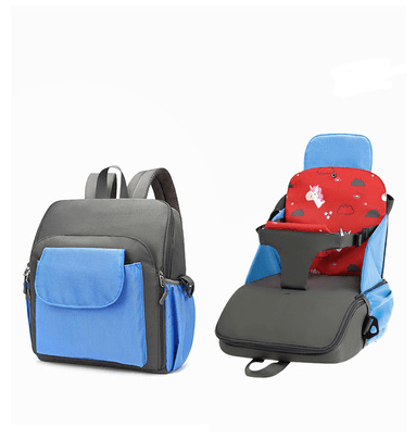 Convertible Baby Backpack with Built-In Feeding Seat for Travel and Dining