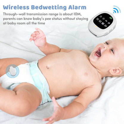 Children's Bedwetting Alarm System with Wireless Sensor and Remote