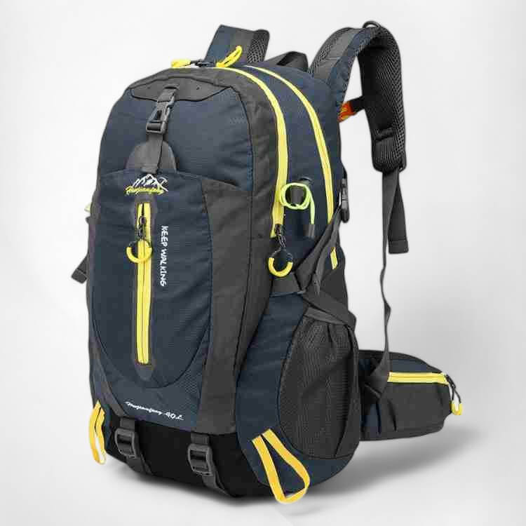 10.5-Gallon Lightweight Trekking Daypack with Padded Shoulder Straps – Waterproof Outdoor Hiking Rucksack for Weekend Adventures &