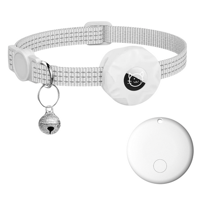 GPS-Free Android Tracking Collar for Cats & Small Dogs – Lightweight Reflective Strap with Sound Locator for Outdoor Pets
