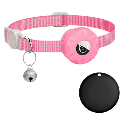 GPS-Free Android Tracking Collar for Cats & Small Dogs – Lightweight Reflective Strap with Sound Locator for Outdoor Pets