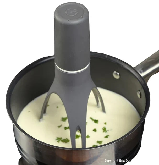 Hands-Free Pan Stirrer for Sauces & Soups | Battery-Powered Kitchen Gadget for Even Cooking & Pot Stirring | Cordless Mixing Tool