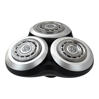 Electric Shaver Heads Replacement, Shaving Head with Foil Cutter for Rotary Razors, Razor Head with Easy Installation
