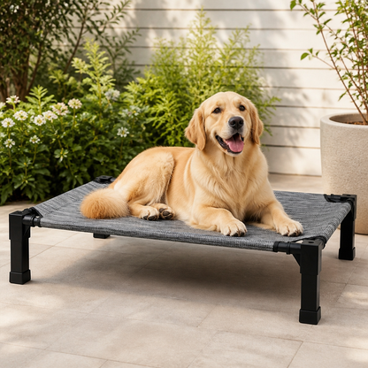 Ortekor Elevated Washable Breathable Mesh Dog Bed