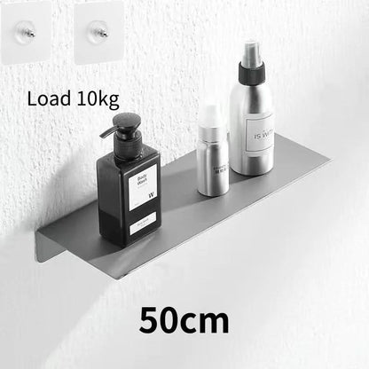 FLOATIVA – Floating No Drill Bathroom Wall Shelf