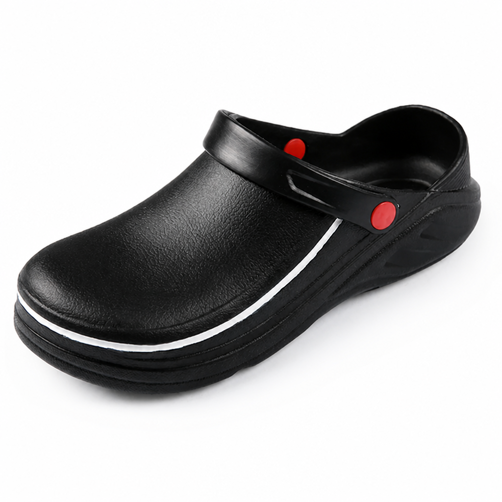 Oil-Resistant Work Shoes with Waterproof Protection & Anti-Slip Grip for Men – Industrial Safety Footwear for Kitchen, Construction &