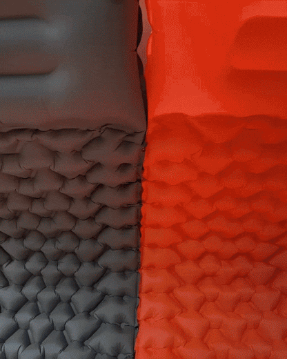 Camping Sleeping Mat Ultralight with Integrated Pump, Inflatable Sleeping Pad for Backpacking, Compact Sleeping Pad 8 cm