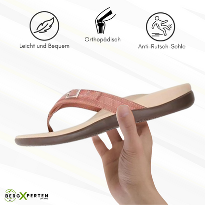 Women's Orthopedic Slide Sandals with Toe Separator for Bunion Relief & Arch Support | Slip-Resistant Footbed for All-Day Comfort | Casual O