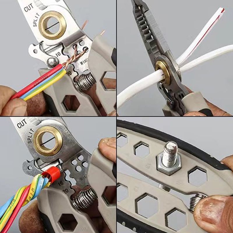 All-in-One Cable Stripper & Cutter for Electrical Work – Precision Wire Tool for Home & Pro Use