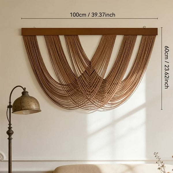 MACRAMELIVA – Minimalist Macrame Wall Hanging for Boho Decor
