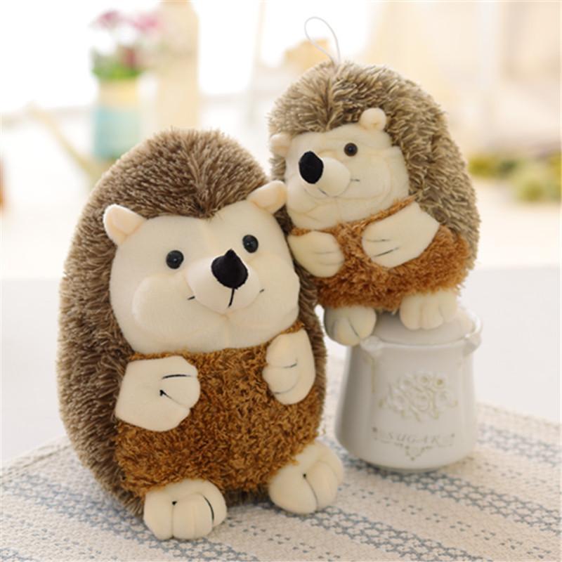 Plush Hedgehog Stuffed Animal Toy – Soft Cuddly Woodland Creature Doll for Kids Toddlers & Babies, Adorable Smiling Face with Sparkly