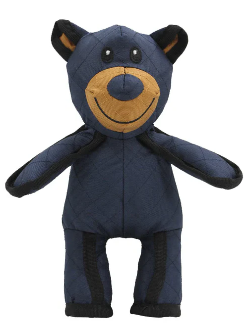 Reinforced Plush Teddy Chew Toy for Aggressive Chewers with Built-In Squeaker | Machine Washable Fun Bear for Dogs, Puppies, Heavy Chewing P