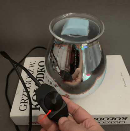 Ultrasonic Aroma Diffuser with 3D Firework Glass Design & LED Nightlight for Bedroom, Office, Nursery