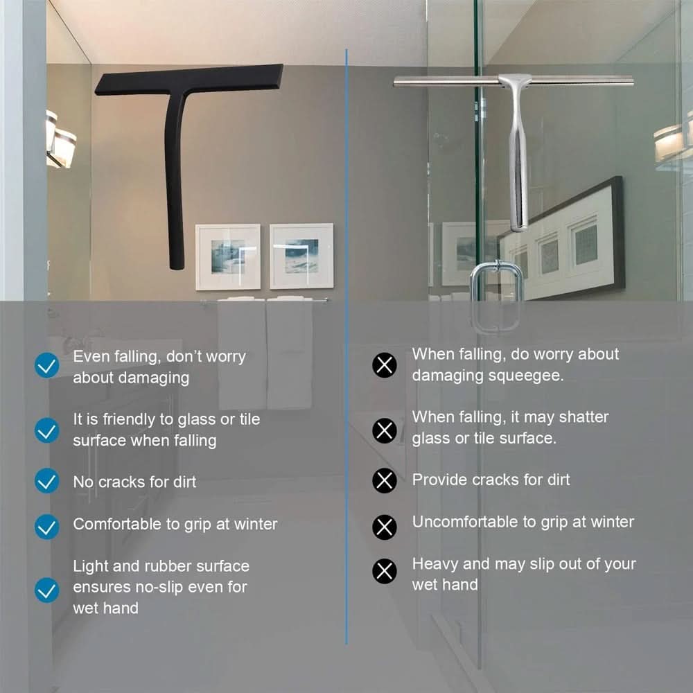 CLEARWIPE – Silicone Shower Squeegee Streak Free Cleaner