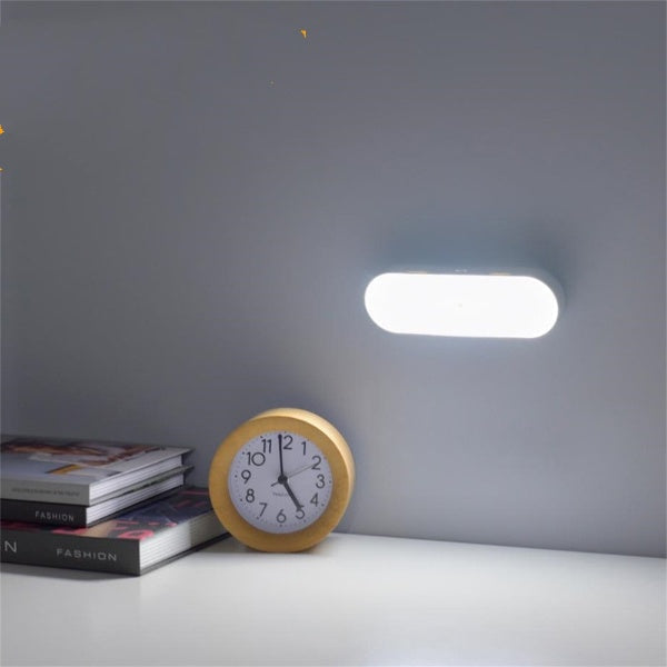 Motion-Sensing LED Light for Walls USB Rechargeable Battery Powered Automatic Night Lighting for Hallways Stairs Closets Cupboards Bathrooms