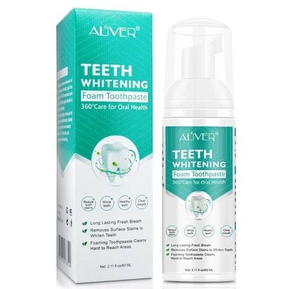 Toothpaste Whitening Foam Fluoride Free For Sensitive Teeth