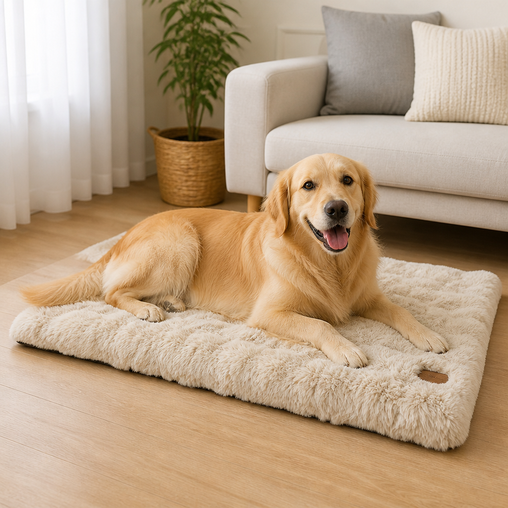 Ortekor Thick Polyurethane Foam & Removable Cover Dog Bed