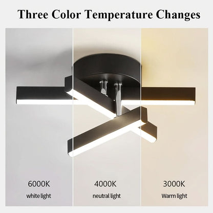 Lumivaro - Modern Three-Tone LED Ceiling Light