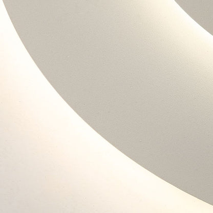 LED Flush Mount Ceiling Light 20 in White Acrylic Dimmable Round Fixture for Bedroom Living Room Modern Home Lighting