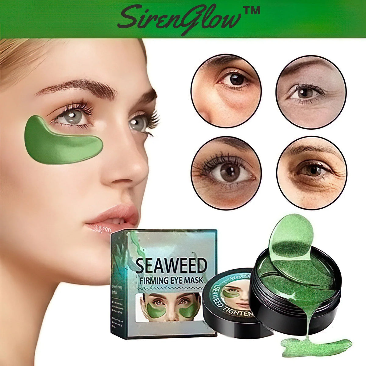 Under-Eye Gel Patches Seaweed Firming & Hydrating 60 Count