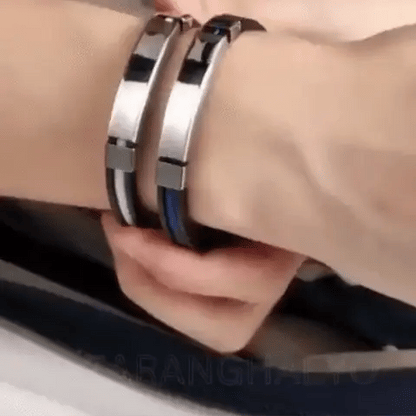 Wellness Bracelet Negative Ion Titanium Adjustable Fit